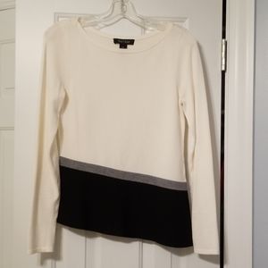 WHBM asymmetrical hem sweater XS